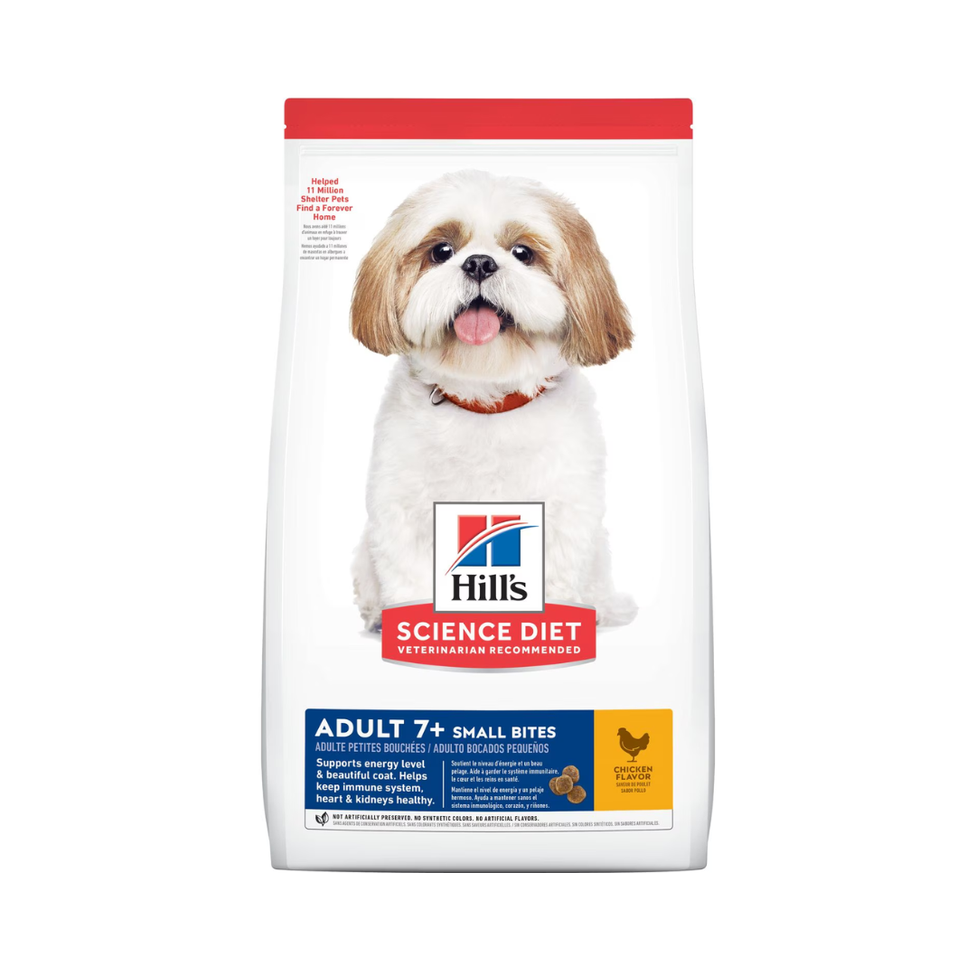Bolsa de alimento Hills SD para perro adulto +7, Small Bites, 3 kg