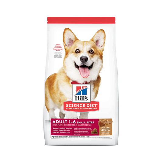 Hills Science Diet Perro Adulto Small Bites 6,8 kg + Jarra Contenedora de Regalo