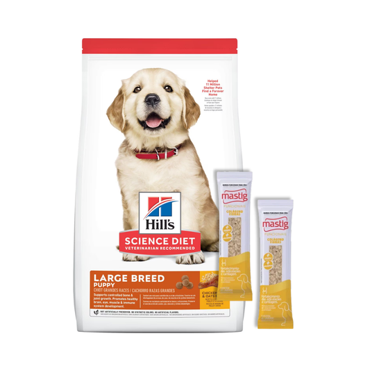 Hills SD Perro Cachorro Razas Grandes 12,5 kg + 2 Mastig De Regalo