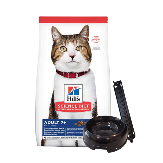 Hills Gato Adulto 7 + 3,2 kg + Plato + Clip De Regalo!