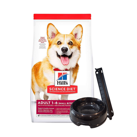 Hills Perro Adulto Raza Pequeña 12 kg + Plato + Clip De Regalos!