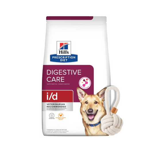 Bolsa de alimento Hills PD Digestive Care i/d para perro, 8 kg + pelota de soga de regalo