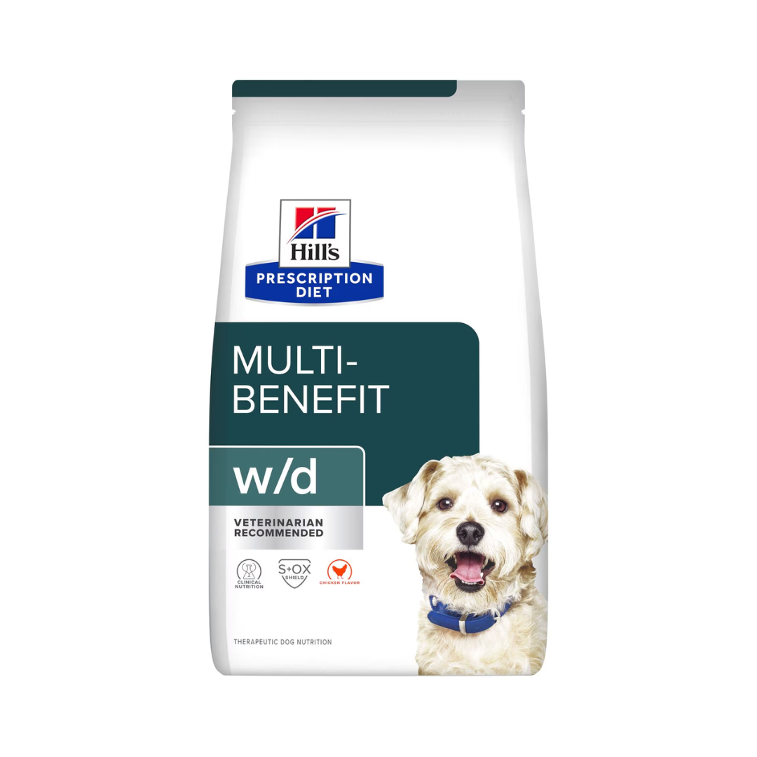Bolsa de alimento Hills PD w/d Multi Benefit para perro, sabor pollo, 7,5 kg