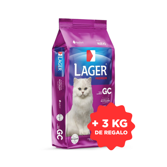 Lager Gato Castrado 22 kg + 3 kg de Regalo