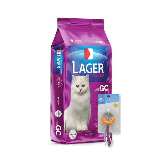Lager Gato Castrado 22 kg + Juguete Gato de Regalo
