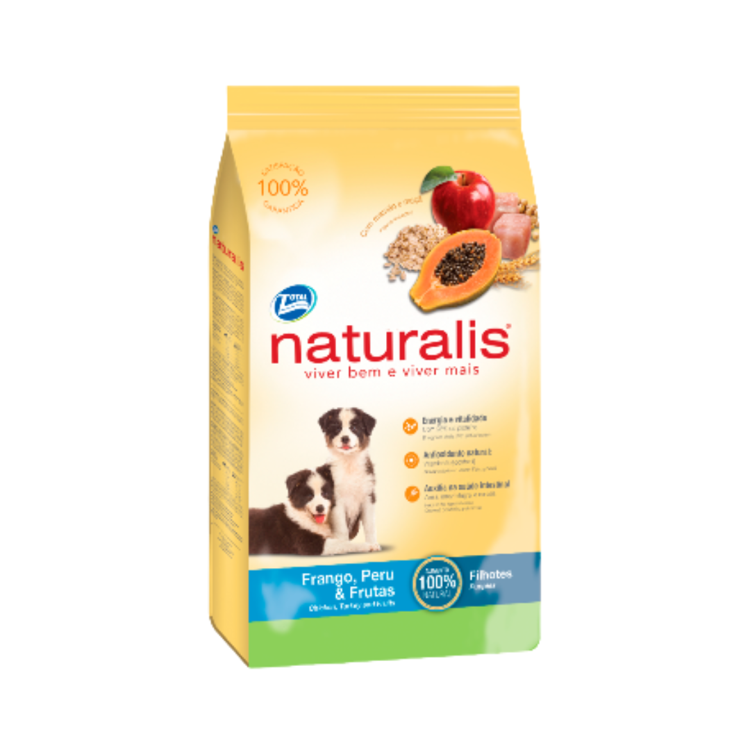 Bolsa de alimento Naturalis para cachorro, 3 kg