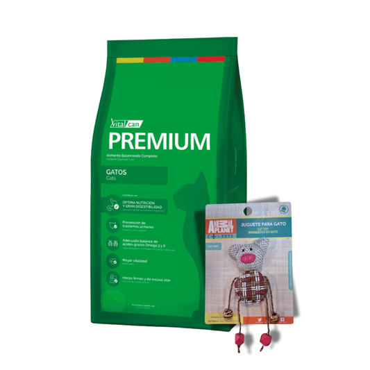 Premium Gato Adulto 7,5 kg + Juguete de Gato de Regalo
