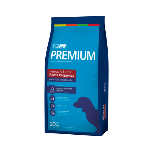 Bolsa de alimento Premium para perro adulto de raza pequeña, 10 kg