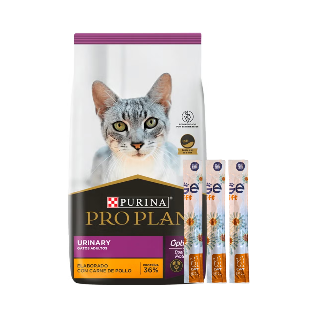 Pro Plan Gato Urinary 7,5 kg + 3 Sticks de REGALO