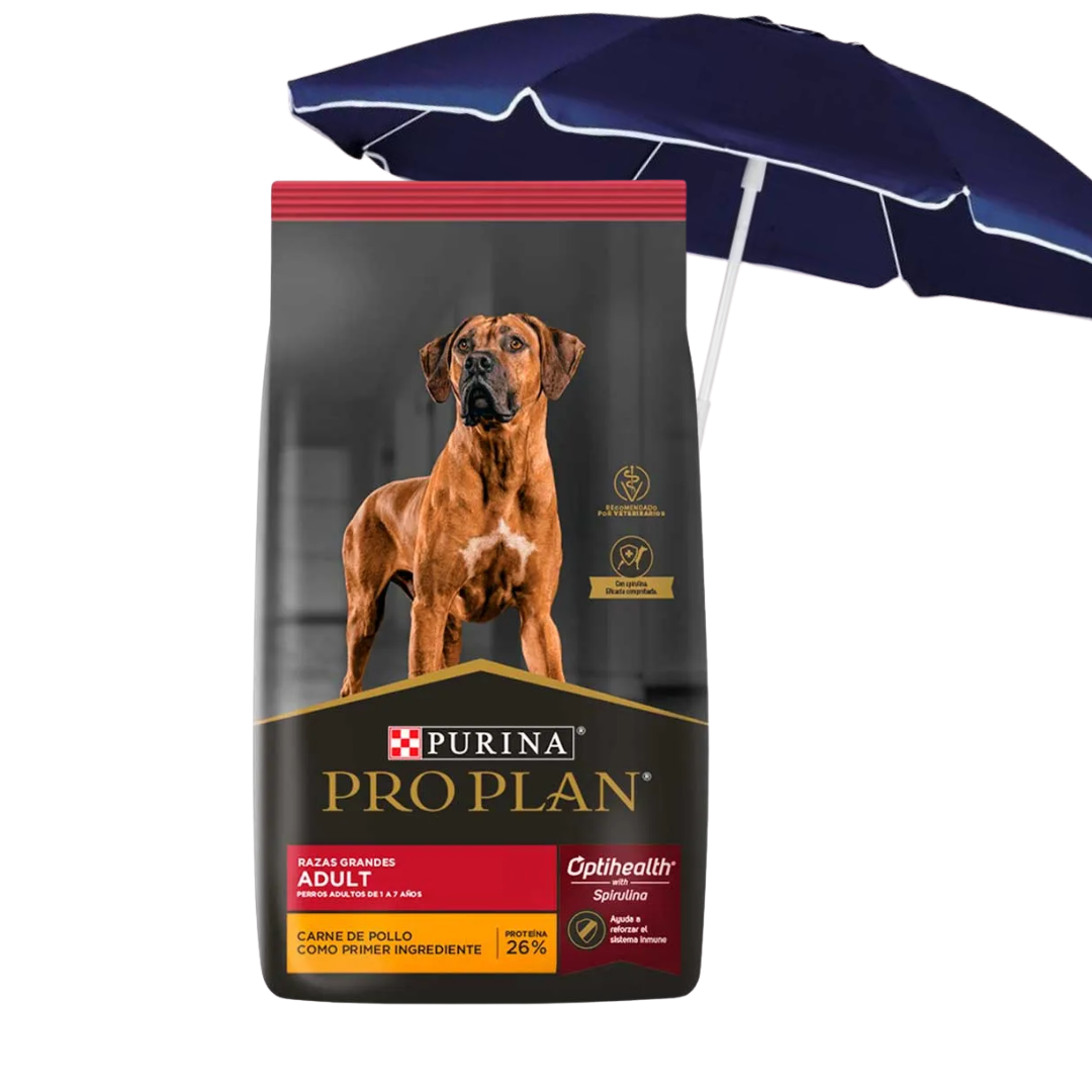 Pro Plan Perro Adulto Raza Grande 15 Kg + 1 Sombrilla