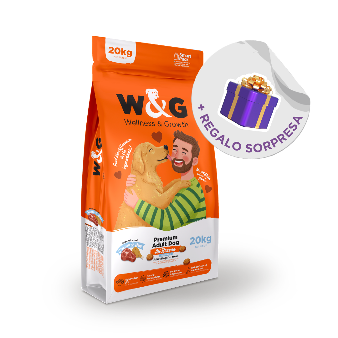 Welness & Growth Premium Perro Adulto Todas las Razas 20 Kg + Bravecto Mensual
