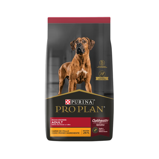 Bolsa de alimento Pro Plan para perro adulto raza grande