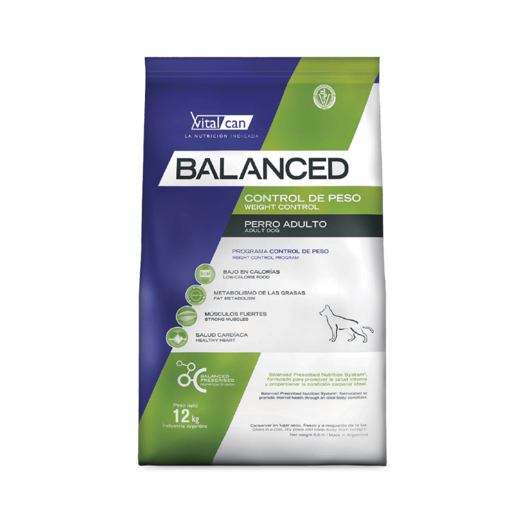 Balanced Perro Control de Peso