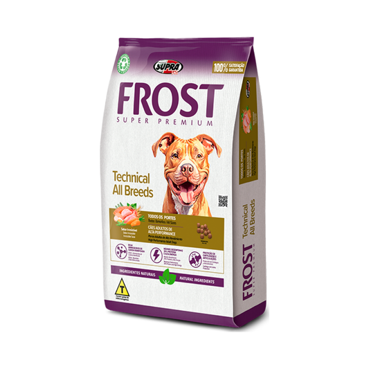 Bolsa de alimento Frost Technical para perro adulto de todas las razas, 15 kg