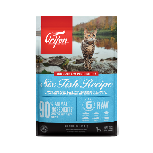 Bolsa de alimento Orijen para gato adulto, sabor Six Fish,