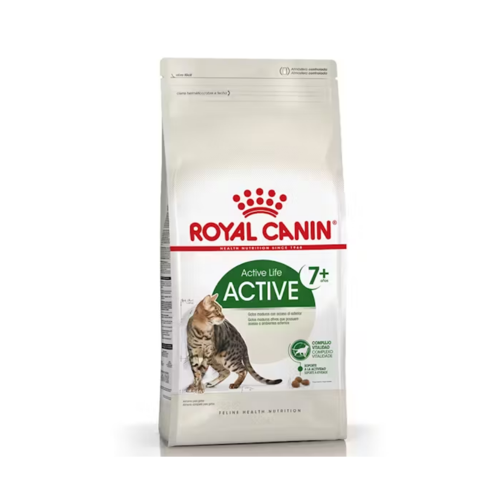 Bolsa de alimento Royal Canin para gato adulto +7, 7,5 kg